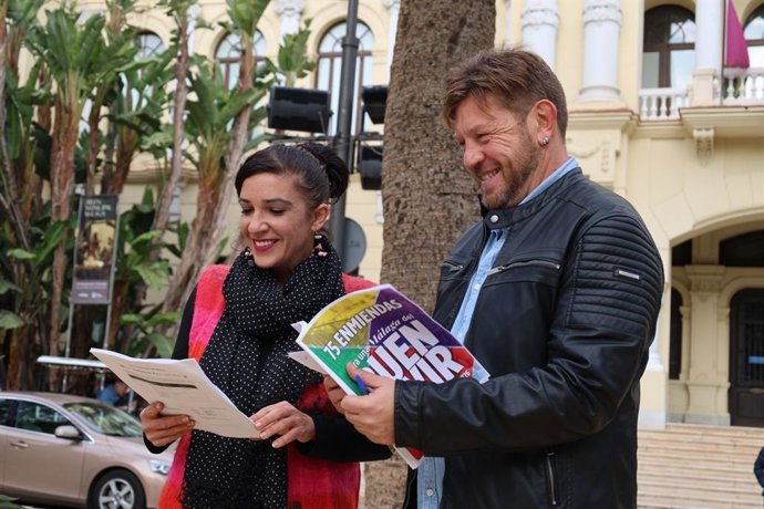 La portavoz adjunta y el portavoz de Con Málaga, Toni Morillas, y Nicolás Sguiglia