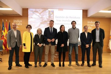 Presentación del informe ‘Gestión de residuos tras inundaciones: tratamientos, riesgos y retos futuros’,