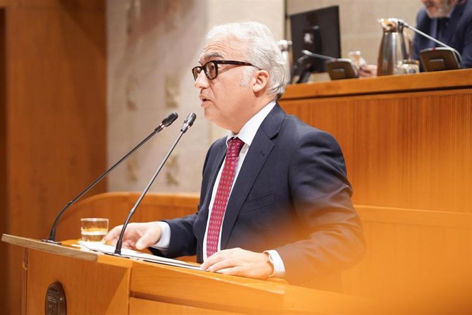 El consejero de Agricultura, Ganadería y Alimentación del Gobierno de Aragón, Javier Rincón.