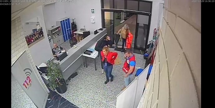 Imagen de Pradas llegando al cecopi del 29O