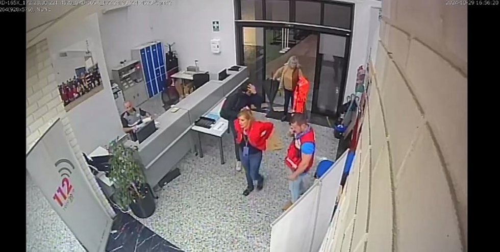 Imagen de Pradas llegando al cecopi del 29O