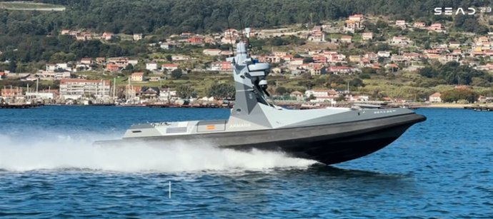 Archivo - Imagen del dron naval desarrollado por Zelenza para la Armada de España
