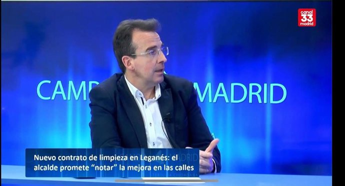 El alcalde de Leganés, Miguel Ángel Recuenco