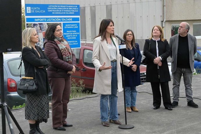 La conselleira de Vivenda e Planificación de Infraestruturas, María Martínez Allegue.