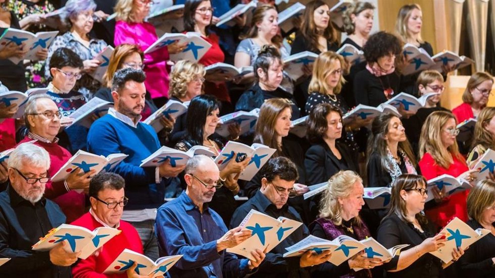 Concierto participativo impulsado por la Fundación 'la Caixa'