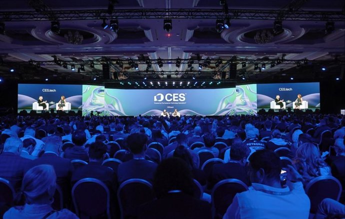 Conferencia en la feria de electrónica de consumo CES de Las Vegas (Estados Unidos)