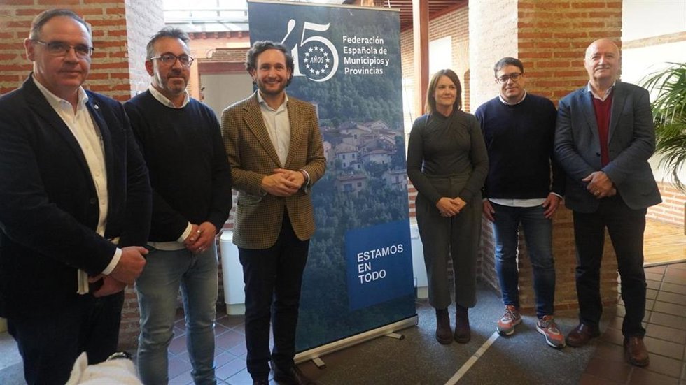 Comisión de Desarrollo Rural y Despoblación en la que ha participado el alcalde de Brieva de Cameros, Daniel Carrillo