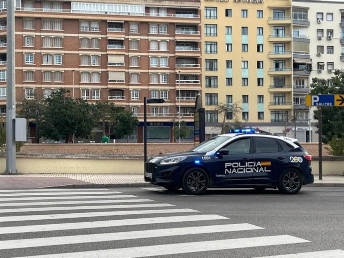 Un vehículo de la Policía Nacional.