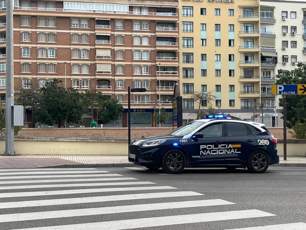 Un vehículo de la Policía Nacional.