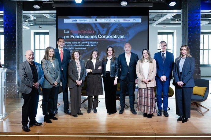 Presentación de la 2ª edición del informe 'La reputación de las fundaciones corporativas'.Elaborado por Villafañe y Asociación Española de Fundaciones, con colaboración de las fundaciones Abertis, Endesa, ONCE y Telefónica, y apoyo de Corporate Excellence