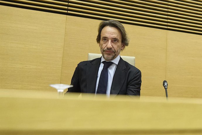  José Manuel Cuenca compareix en la comissió per la dana, en el Congrés dels Diputats, a 1 de desembre del 2025, a Madrid (Espanya). 