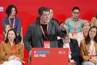 Besteiro traslada a la militancia los pasos dados ante el caso Tomé y recuerda que el PSdeG no tiene acceso a denuncias