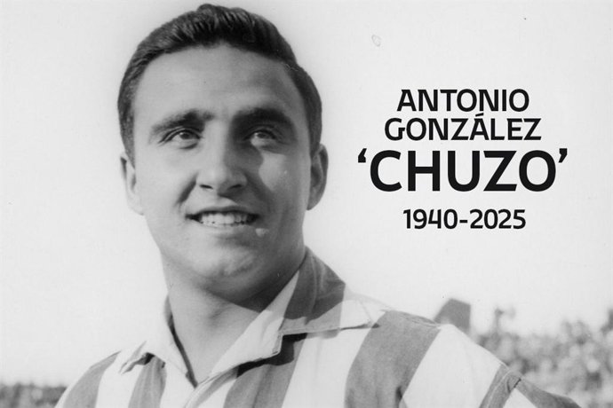 Fallece con 85 años Antonio González 'Chuzo', exjugador del Atlético de Madrid.