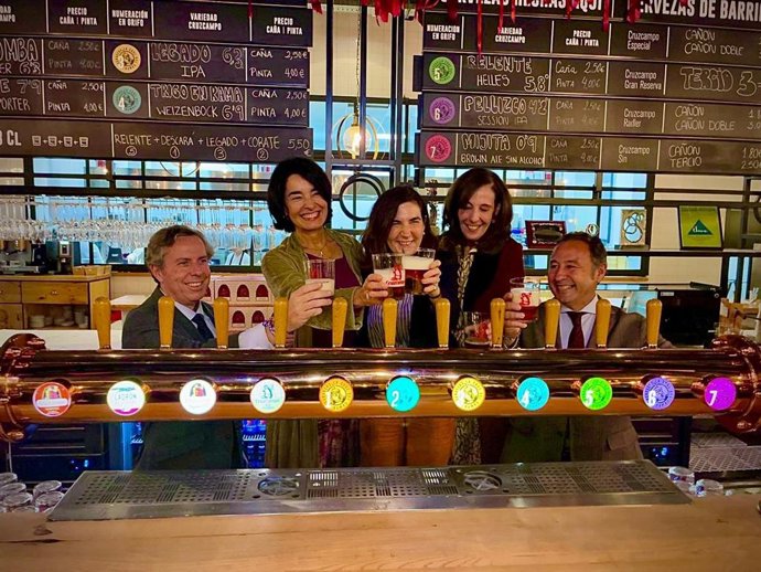 La consejera de Empleo, Empresa y Trabajo Autónomo, Rocío Blanco, en el acto con el que la la Fundación Cruzcampo ha culminado su 30 aniversario.