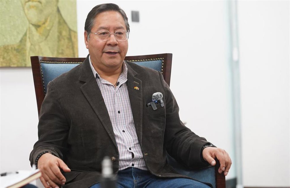 Archivo - El expresidente de Bolivia Luis Arce