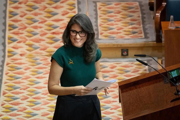La portavoz de Más Madrid en la Asamblea de Madrid, Manuela Bergerot.