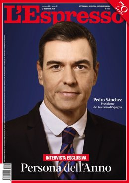 El presidente del Gobierno, Pedro Sánchez, Persona del Año para la revista italiana 'L'Espresso'