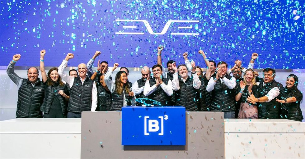 Eve (Embraer) logra una financiación de cerca de 34 millones para avanzar en el programa eVTOL.