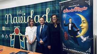 Presentación de la Gaba Gala de la Magia que se celebrará en Palencia el 6 de enero.