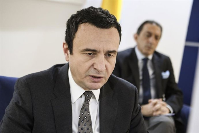 Archivo - Arquivo - O primeiro-ministro de Kosovo, Albin Kurti