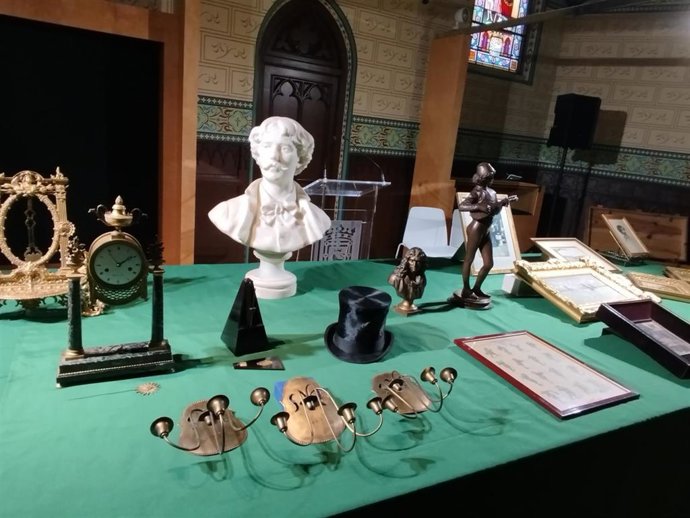 Imagen del material localizado en los cuatro baúles extraviados del legado de Pablo Sarasate