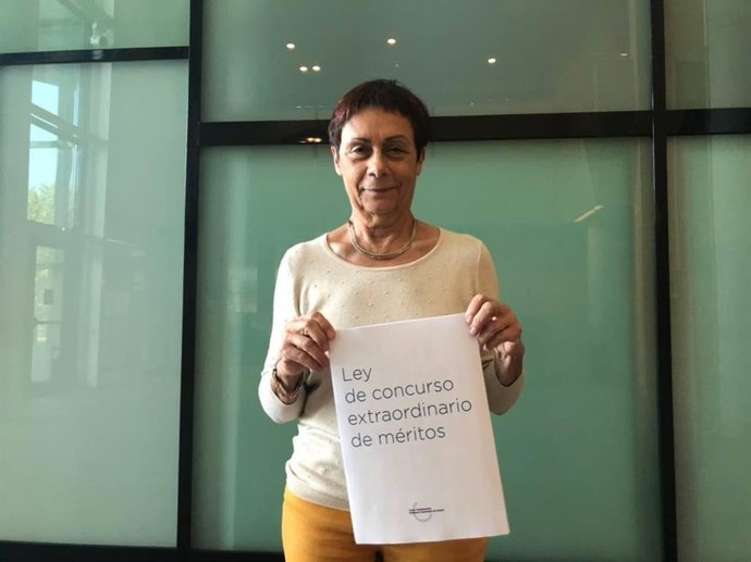 Archivo - Imagen de archivo de la exdiputada de Podemos Carmen San José durante su tiempo en la Asamblea de Madrid 