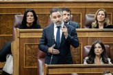 Foto: Abascal apunta al "colapso" del Gobierno y pide al PP presentar una moción de censura para convocar elecciones