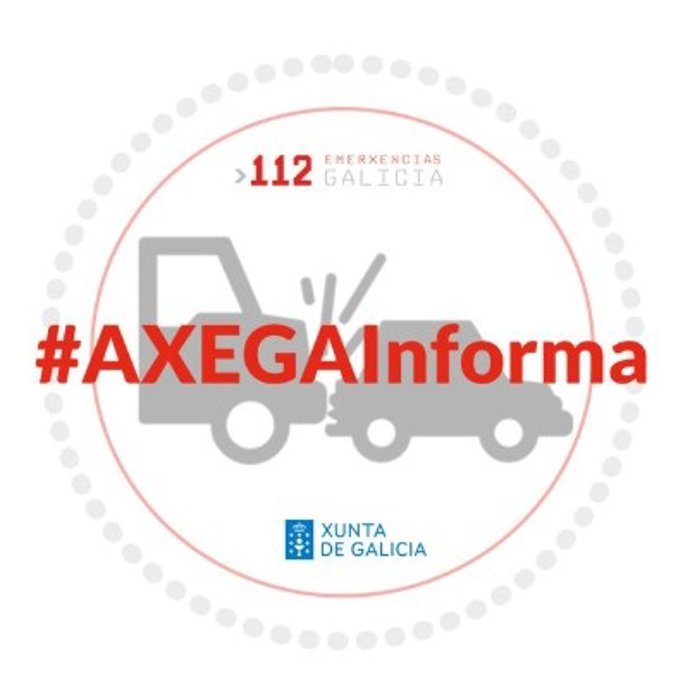 Colisión dun camión e un coche