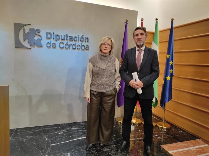 La delegada de Recursos Humanos en la Diputación de Córdoba, Tatiana Pozo, en la presentación de las OEP.