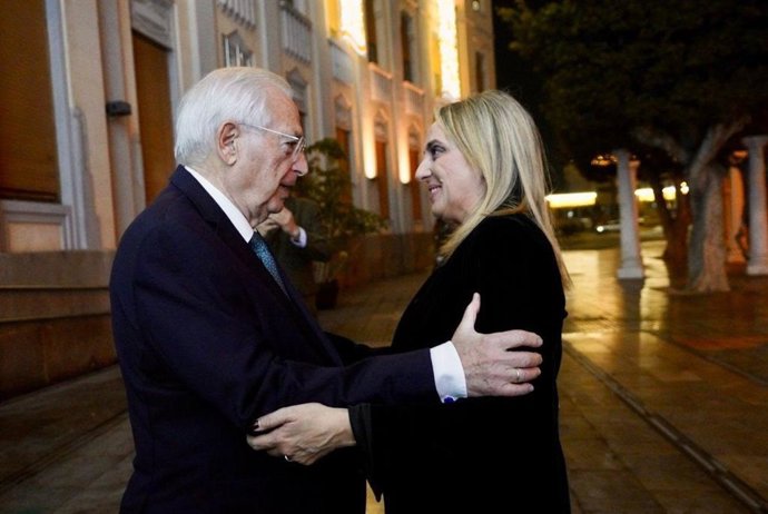 El presidente de la Ciudad Autónoma de Melilla, Juan José Imbroda, y la alcaldesa de Granada, Marifrán Carazo