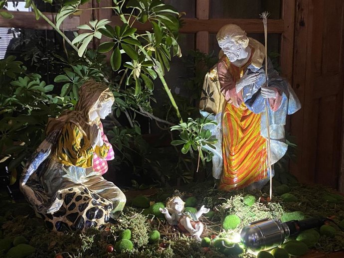 Belén contemporáneo de Pep Guerrero