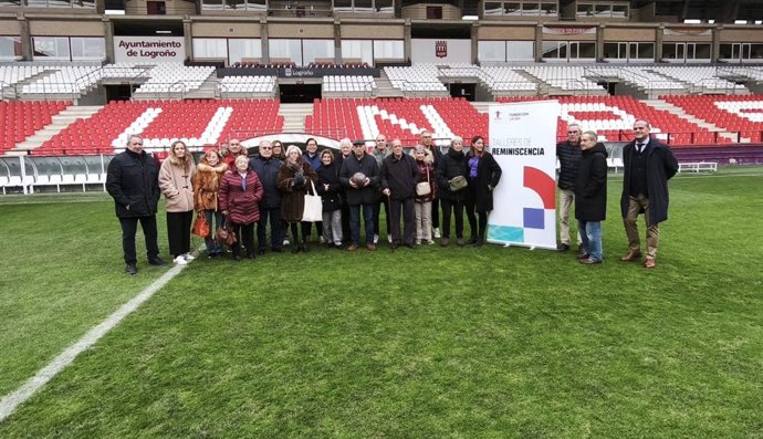 Fútbol, el Logroñés más clásico y el 'gol en Las Gaunas', herramientas de memoria y emoción para enfermos de Alzheimer