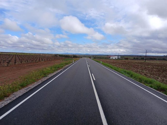 Carretera de la Diputación de Badajoz.