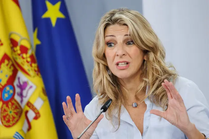 Yolanda Díaz, vicepresidenta segunda y ministra de Trabajo y Economía Social.