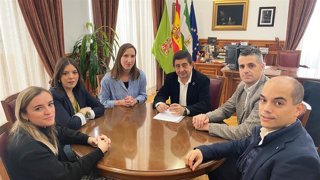 Reunión con la nueva directiva de AJE-Jaén.