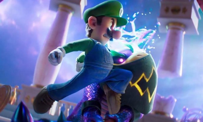 Luigi va con todo contra Bowsy en el nuevo adelanto de Super Mario Galaxy: La película