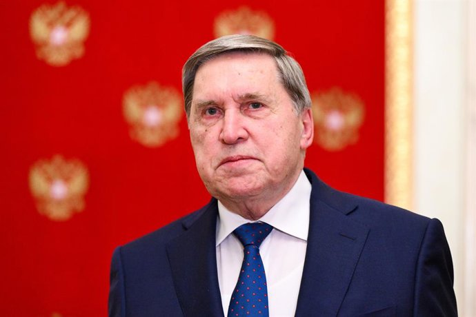 Imagem de arquivo de Yuri Ushakov, assessor do presidente russo Vladimir Putin.