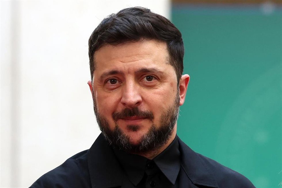 El presidente de Ucrania, Volodimir Zelenski, durante una visita oficial a Italia (archivo)