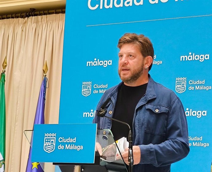 Nicolás Sguiglia, concejal y portavoz del grupo Con Málaga en el Ayuntamiento.