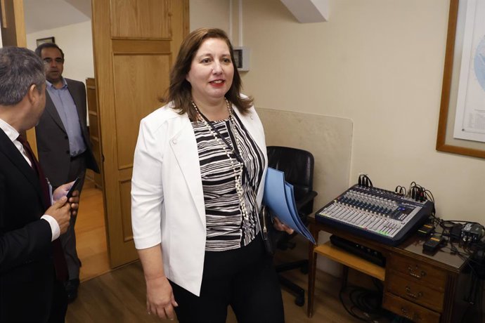 Valparaiso, 9 de diciembre 2025 Paulina Vodanovic durante la comision de Gobierno, Descentralizacion y Regionalizacion Sebastian Cisternas/Aton Chile