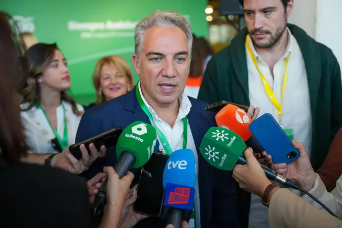 Archivo - El vicesecretario de Coordinación Autonómica y Local y Análisis Electoral del Partido Popular, Elías Bendodo