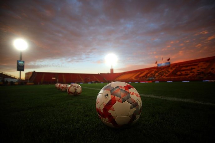 Futbol, Union Espanola vs Nublense. Fecha 6, campeonato Nacional 2024. Vista general  durante el partido de primera division disputado en el estadio Santa Laura de Santiago, Chile. 31/03/2024 Javier Salvo/Photosport  Football, Union Espanola vs