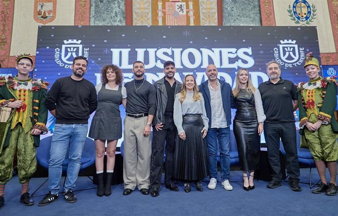 Presentación en el Cabildo de Tenerife del espectáculo 'Ilusiones de Navidad-Estrella de Invierno'