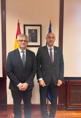 Lucas i Puy durant la trobada