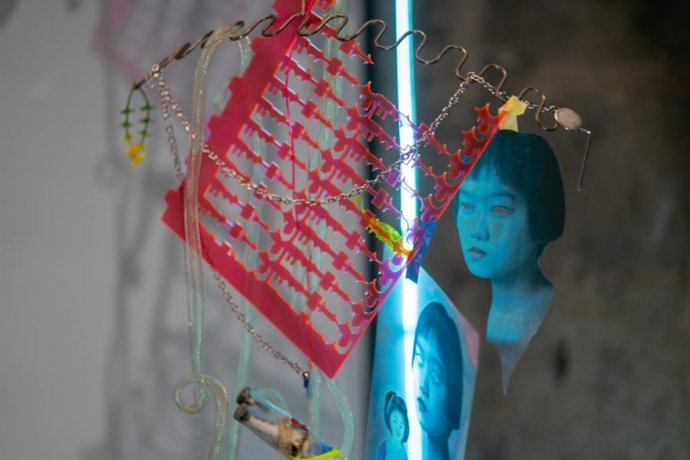 Una  de las piezas que forman parte de Fórmulas de Cinética Doméstica