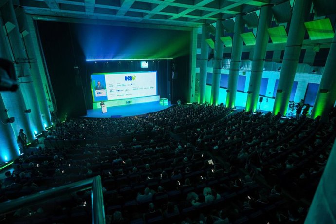 Apertura del segundo Congreso Nacional del Hidrógeno Verde que se celebra en Huelva.