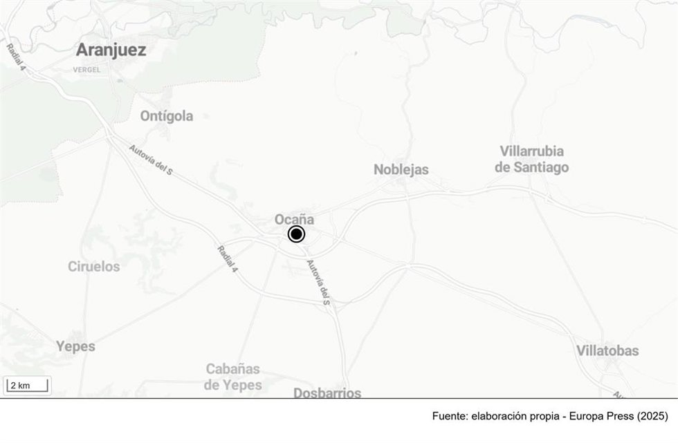Imagen de la localidad de Ocaña.