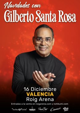 Gilberto Santa Rosa actuará el 16 de diciembre en el Roig Arena