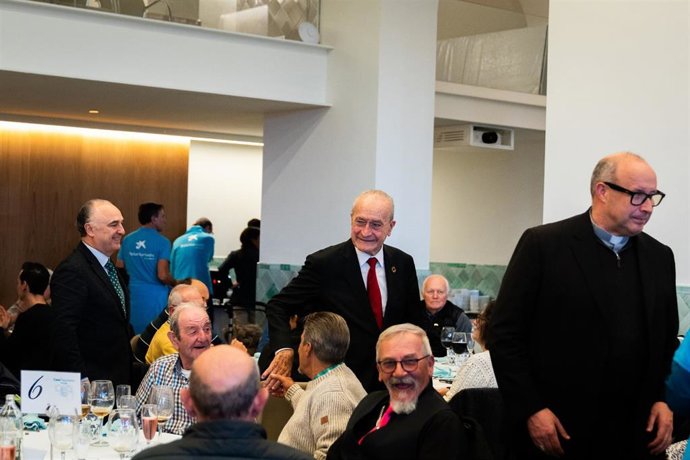 Iniciativa 'Una Navidad solidaria por las personas mayores de Málaga'.