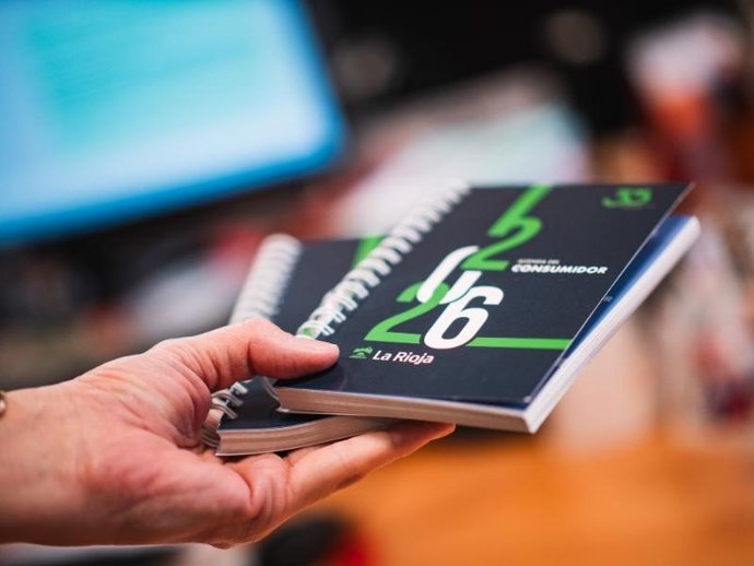 Salud pone a disposición de los consumidores riojanos 10.000 ejemplares de la 'Agenda del Consumidor 2026'
